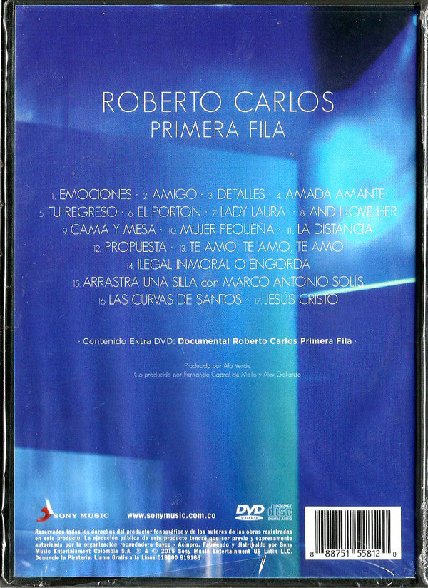 DVD+CD Roberto Carlos – Primera Fila