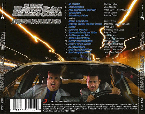 CD El Gran Martín Elías / Rolando Ochoa – Imparables