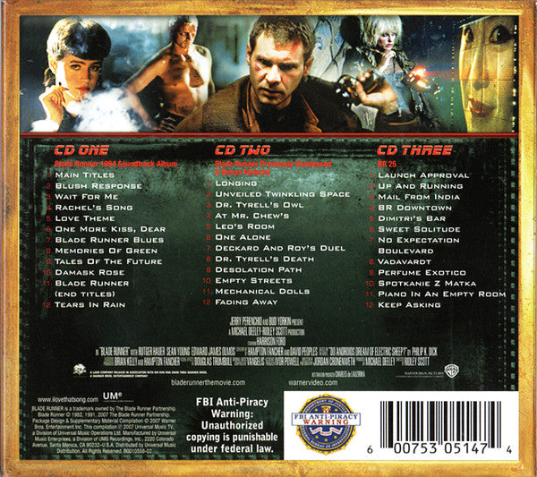 CDX3 Vangelis – Blade Runner Trilogy