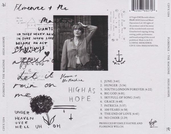 CD Florence + The Machine – High As Hope