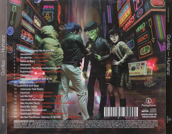 GORILLAZ HUMANZ