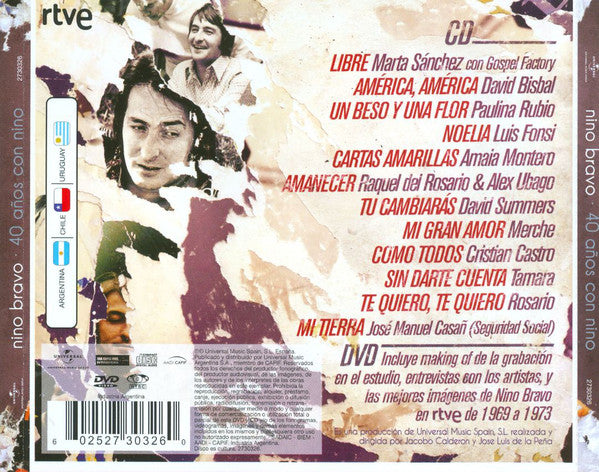Various, Nino Bravo – Nino Bravo - 40 Años Con Nino