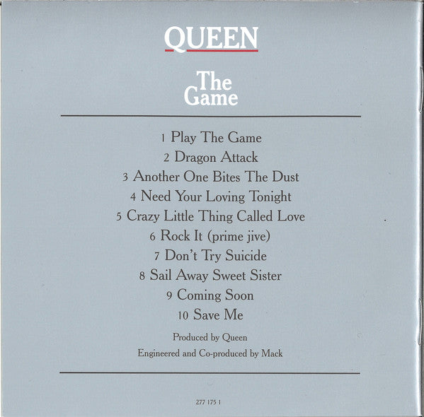 CD Queen – The Game