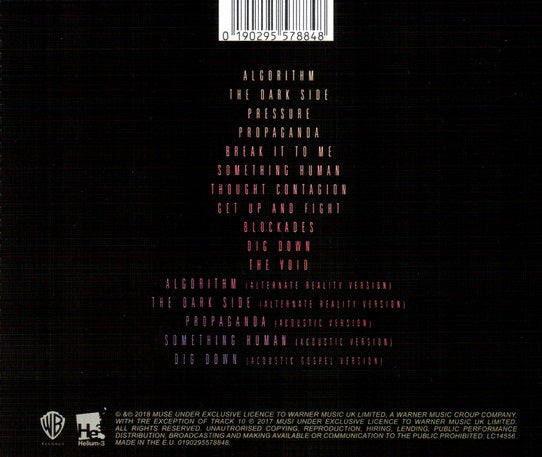 CD Muse – Simulation Theory