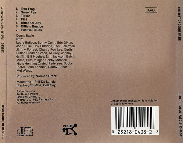CD Count Basie - The Best Of Count Basie