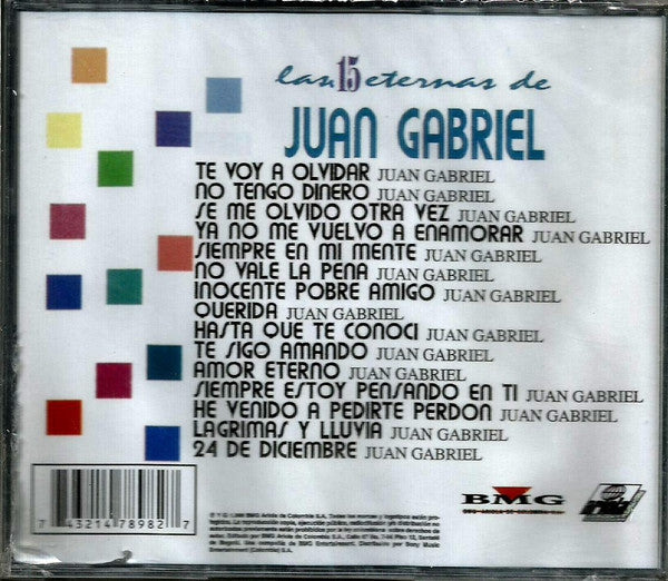 CD Juan Gabriel - Las 15 Eternas De Juan Gabriel