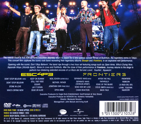 CDX2 + DVD Journey – Live In Japan 2017 (Esc4p3 - Frontiers)