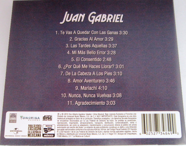 CD Juan Gabriel ‎– Juan Gabriel