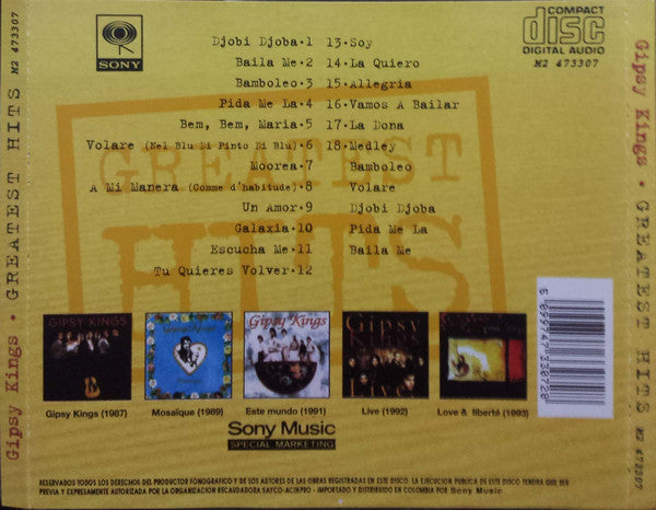 CD Gipsy Kings - Greatest Hits