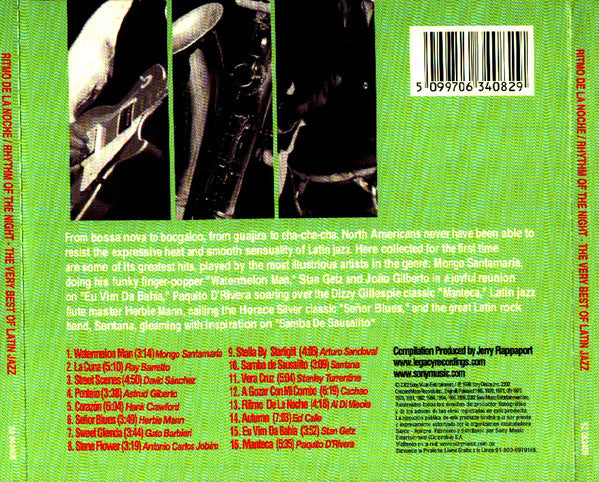 CD Various – Ritmo De La Noche / Rhythm Of The Night - The Very Best Of Latin Jazz