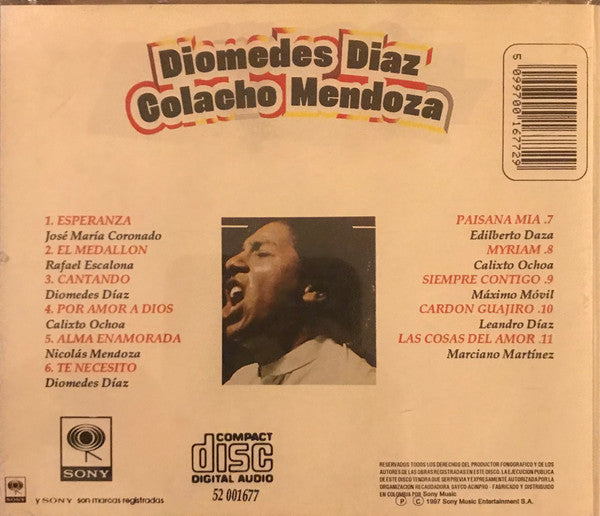 CD Diomedes Díaz Y Colacho Mendoza - Cantando