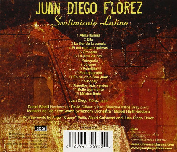 CD Juan Diego Florez – Sentimiento Latino