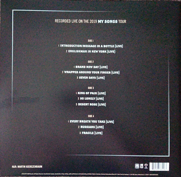 LP X2 Sting – My Songs (Live)