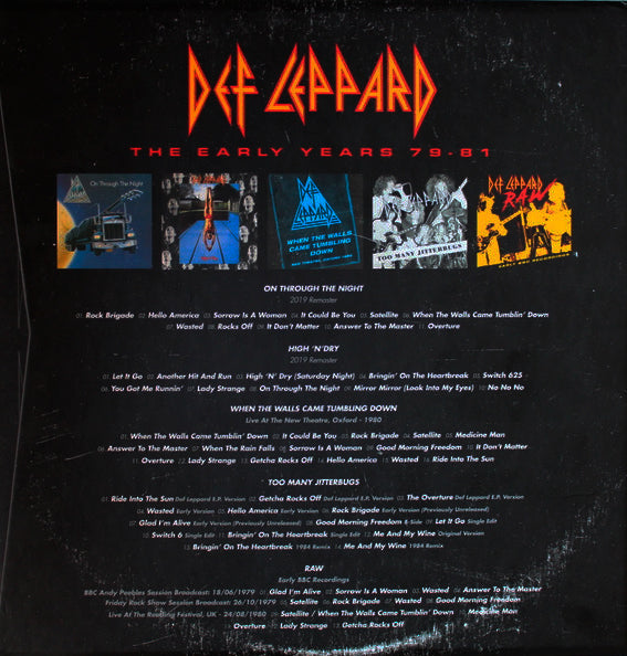 CD X5 Def Leppard – The Early Years 79 - 81
