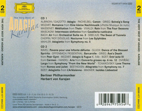 CDX2 The Very Best Of Adagio - Karajan