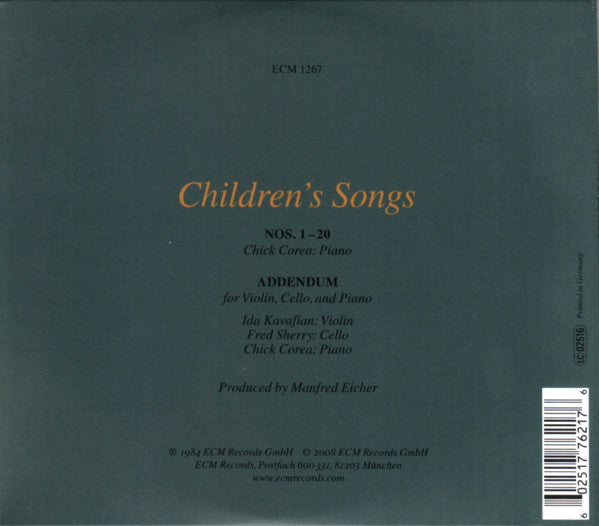 CD Chick Corea – Children's Songs