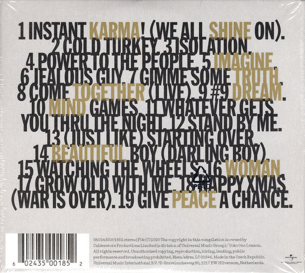 CD John Lennon – Gimme Some Truth.