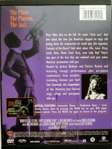 DVD Monterey Jazz Festival - 40 Legendary Years