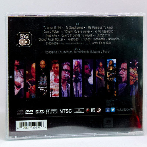 CD + DVD  Epicentro - Live Desde Monterrey, México