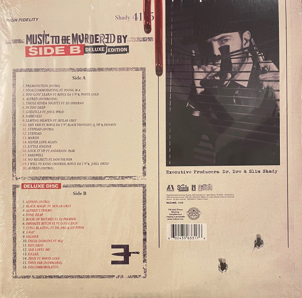 LP X4 Eminem, Slim Shady – Music To Be Murdered By (Side B)