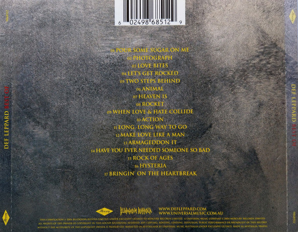 CD Def Leppard – Best Of