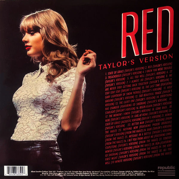 LPX4 Taylor Swift – Red (Taylor's Version)