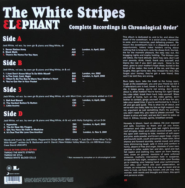 LPX2 The White Stripes – Elephant