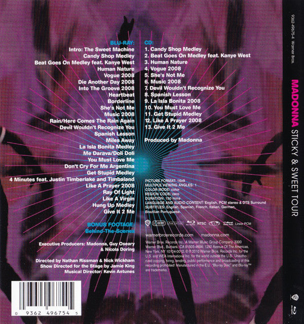 Blu-Ray Madonna – Sticky & Sweet Tour