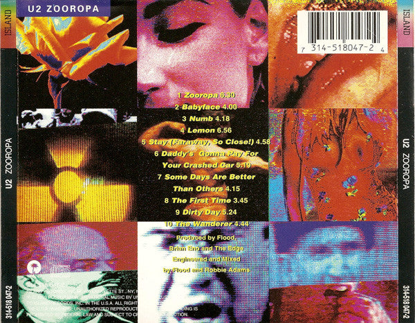 CD U2 – Zooropa