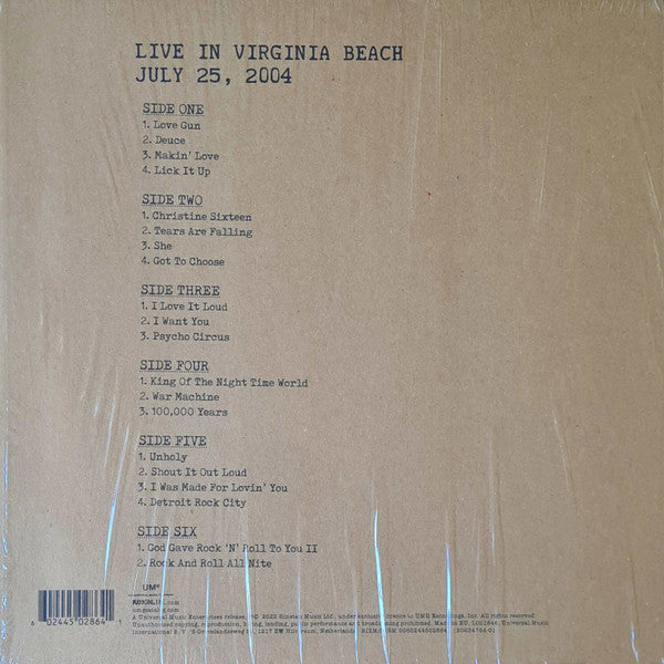 LPX3 Kiss – Off The Soundboard Live In Virginia Beach July 25, 2004