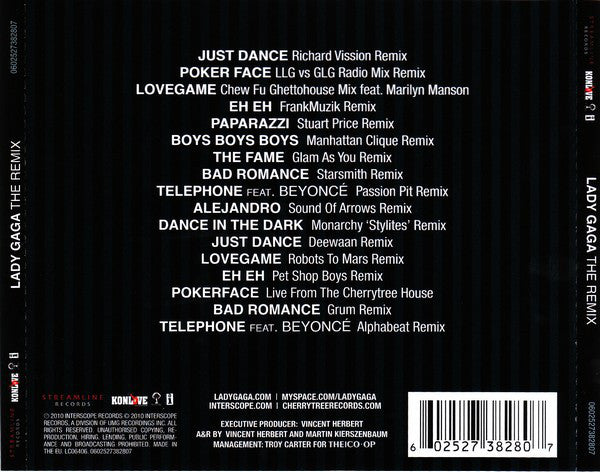 CD Lady Gaga – The Remix