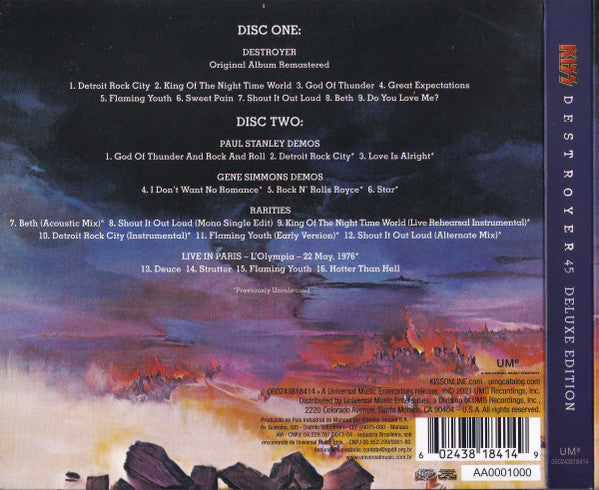 CD X2 Kiss – Destroyer