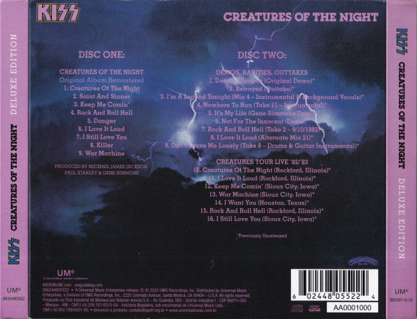CDX2 Kiss - Creatures Of The Night (40th Anniversary)