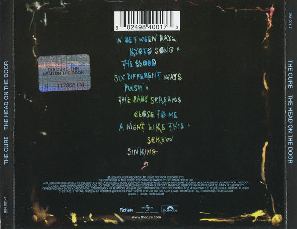 CD The Cure – The Head On The Door