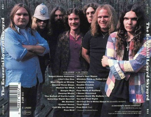 CD X2 Lynyrd Skynyrd – The Essential Lynyrd Skynyrd