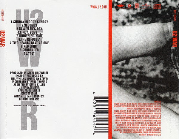 CD U2 – War