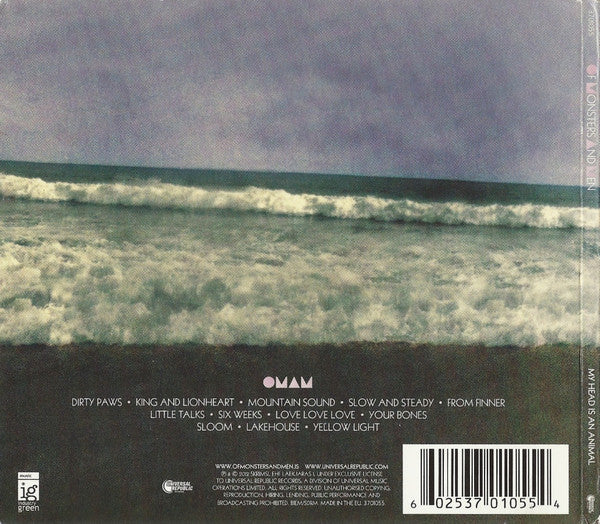 CD Of Monsters And Men – My Head Is An Animal