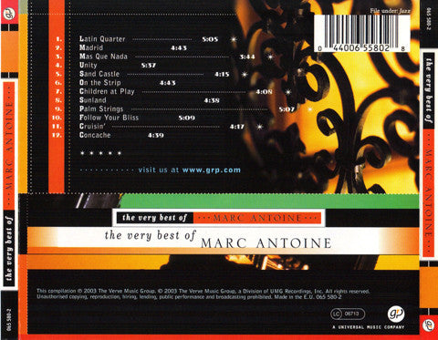 CD Marc Antoine - The Very Best Of Marc Antoine