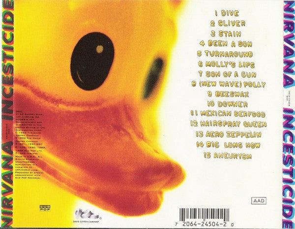 CD Nirvana - Incesticide