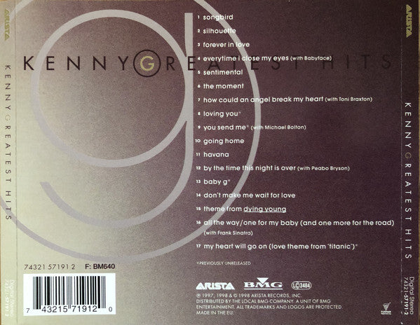 CD Kenny Greatest Hits