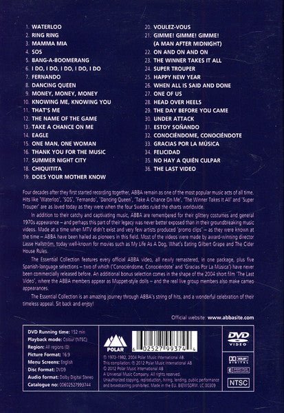 DVD Abba – The Essential Collection