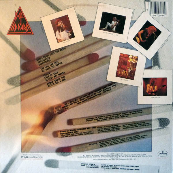 LP PYROMANIA DEF LEPPARD