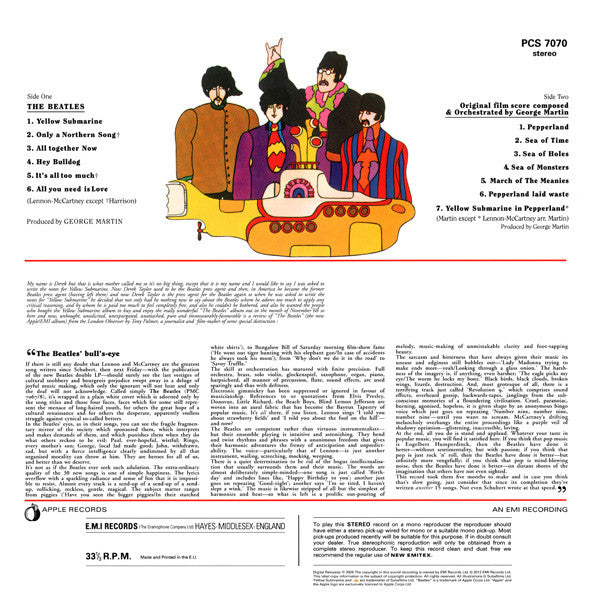 LP The Beatles – Yellow Submarine