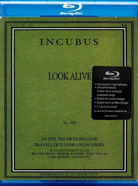 Blue-Ray Incubus – Look Alive