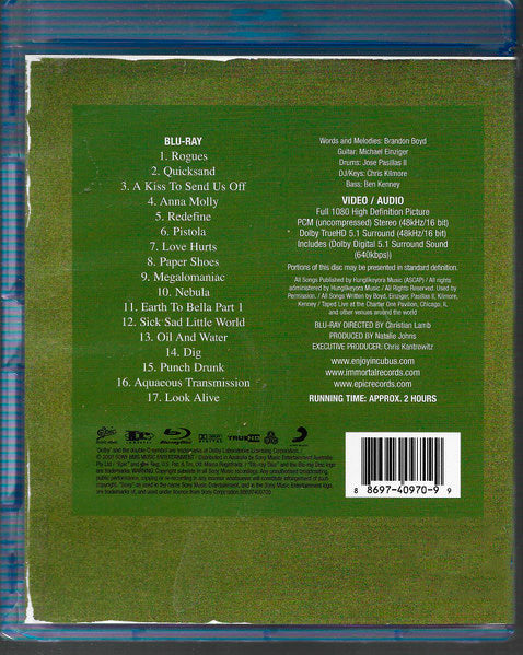 Blue-Ray Incubus – Look Alive