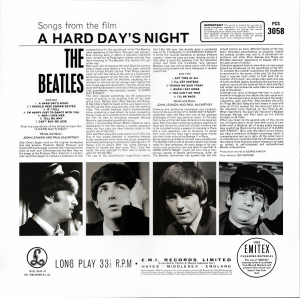 LP The Beatles – A Hard Day's Night