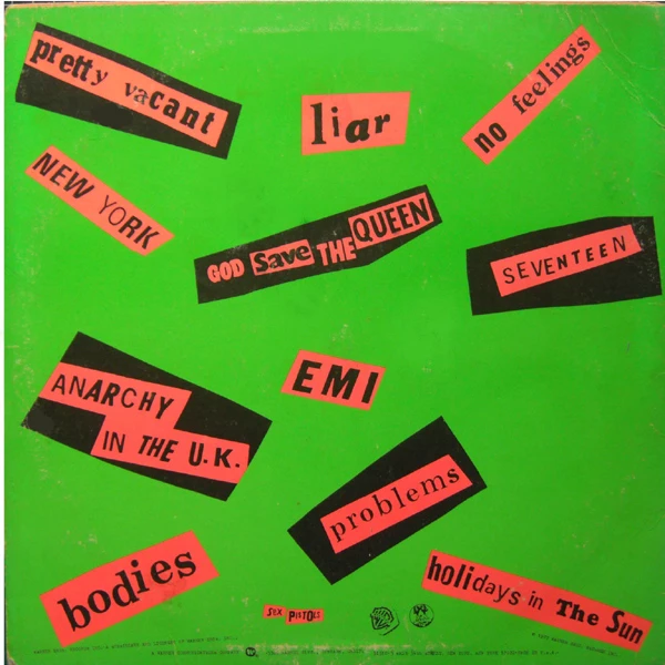 LP Sex Pistols – Never Mind The Bollocks Here's The Sex Pistols