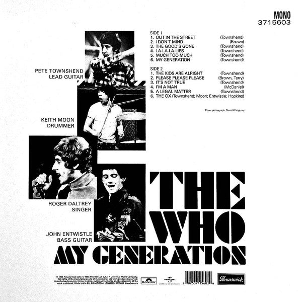 LP The Who – My Generation