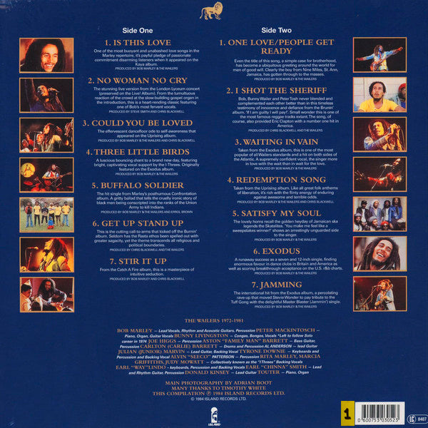 LP Bob Marley & The Wailers – Legend - The Best Of Bob Marley And The Wailers