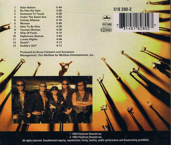 CD Scorpions – Face The Heat